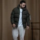 Чоловіча зимова куртка пуховик Stone Island 932891 XS Хакі - зображення 1