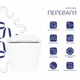 Унитаз подвесной Qtap безободочный с сиденьем Soft-close для санузла керамический унитаз (599054) - изображение 3