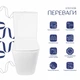Напольный унитаз Qtap Tern Ultra Quiet безобедочный с сиденьем Soft-Close для санузла компактный туалет (600449) - изображение 3