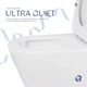Напольный унитаз Qtap Swan Eco Ultra Quiet белый с сиденьем Soft-close для ванной комнаты безобедочный (601176) - изображение 4