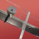 Двери в нишу Koer 120x200 см прозрачное стекло 8 мм хром (616315) - изображение 2