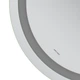 Зеркало MIXXUS PREMIUM алюминиевое 90х70 см овальное с LED Touch димером. (617327) - изображение 3