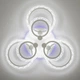 Люстра светодиодная потолочная LUMINARIA LILY RGB 90W 7R WHITE/ICE светильник LED (с пультом) - изображение 6