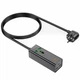 Подовжувач мережевий переноска 1.5 м HOCO AC9A |1x250V+2хUSB+ 1хType-C/30W/1.5М| Чорний - зображення 1