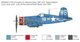 Збірна модель 1:72 літак F4U-4 Corsair - Korean War Italeri 1453 - изображение 4