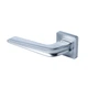 Ручка дверная на розетте квадратна Paladii AL Синди ПР186 SC матовый хром - изображение 1