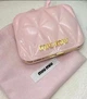 Компактное зеркальце Miu Miu Blush Pink Quilted Compact Mirror - изображение 4