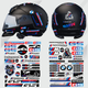 Набор виниловых наклеек BMW Motorrad / GS / M Performance (Аркуш 20х25 см) - изображение 4