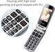Мобільний телефон для літніх людей artfone F20 2G Dual SIM з кнопкою SOS, синій (без української та російської мови) - зображення 8