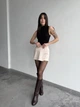 Жіноча міні спідниця-шорти Uaclothes 44 Бежевий (like36514-169401365) - изображение 1