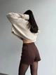 Жіноча міні спідниця-шорти Uaclothes 44 Коричневий (like36511-169371365) - зображення 4
