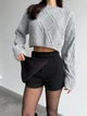 Жіноча міні спідниця-шорти Uaclothes 44 Чорний (like36510-169361365) - изображение 4