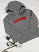 Худі для хлопчика з середини фліс від Levi’s сірий 92 см - зображення 6