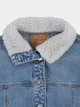 Джинсова куртка для дівчинки від бренду Levi’s колір блакитний розмір 158 см (14 років) - зображення 9