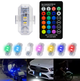 Акумуляторний LED-маячок з дистанційним керуванням RGB — Сигнальне світло для дронів, авто та мото(1світлячок) - зображення 1