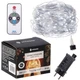 Новорічна гірлянда Springos на дротиках 300 LED 30 м Біла (5907719414591) - зображення 2