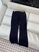 Женские джинсы Brunello Cucinelli Брунело темно-синие bootcut с высокой талией S - изображение 2
