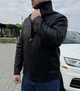 Мужская кожаная курточка на черном меху зима размер 50 L - изображение 2