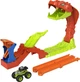 Трек Хот Вілс Удар Змії з Монстер Траком Bone Shaker 1:64 Hot Wheels Snake Slam Takedown Mattel JJN44 - зображення 5