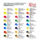 Набор акварельных красок ROSA Gallery Классика, 24 цв., 2,5 мл, кюветы, в пластиковом пенале (340301) - изображение 3