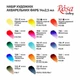 Набор акварельных красок ROSA Gallery Классика, 14 цв., 2,5 мл, кюветы, в металлическом пенале (340014) - изображение 7