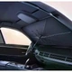 Парасолька для лобового скла авто сонцезахисний складаний 140×78 см - зображення 8