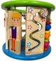 Деревянный обучающий куб для детей EcoToys с играми, блоками, рыбалкой (5903769970131) (955555915101164) - Уценка - изображение 3