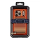 Чохол Premium Kajsa Resort Collection Gradient Stripe with MagSafe для iPhone 17 Pro Orange Plus B-Ring - зображення 3