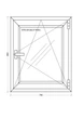 Окно металопластиковое поворотное WDS 5S (700x800 мм) - изображение 3