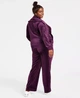 Женская велюровая толстовка Calvin Klein на молнии 1159844180 (Фиолетовый 2X) - Уценка - изображение 2