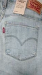 Укороченные женские джинсы скинни Levi's 1159822270 (Голубой 26) - Уценка - изображение 4