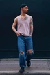 Широкие джинсы Uniqlo 1159844165 (Синий 25) - Уценка - изображение 14