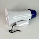 Громкоговоритель ручной на аккумуляторе с Bluetooth и диктофоном Handheld Megaphone, портативный рупор мегафон со складывающейся ручкой для улицы, митингов, экскурсий, концертов Бело-синий, HM-135BT-White/Blue - изображение 3