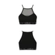 Спортивний топ з прозорою вставкою PS006 TOP black L - Passion - зображення 5