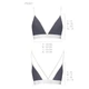 Спортивний топ з подвійними бретелями PS007 TOP dark grey S - Passion - зображення 5