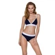 Спортивный топ с двойными бретелями PS007 TOP navy blue L - Passion - зображення 3