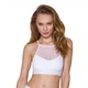 Спортивный топ с прозрачной вставкой PS006 TOP white L - Passion - изображение 1
