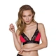 Эластичный топ с кружевом PS001 TOP red-black S - Passion - изображение 1