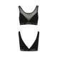 Топ з прозорою вставкою PS002 TOP black XL - Passion - зображення 5