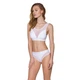 Топ з прозорою вставкою PS002 TOP white S - Passion - зображення 2
