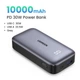 УМБ Повербанк Ugreen PB502 10000 mAh 30W портативна батарея зовнішній акумулятор з наскрізною зарядкою для зарядки телефону та ноутбуку Gray (25185) - зображення 2
