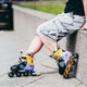 Роликові ковзани Nils NA13810 Twist S (31–34), чорно-жовті - изображение 6