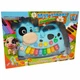 Музична іграшка WToys Піаніно дитяче Корівка, озвучене українською мовою, блакитний (75440) - зображення 1