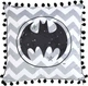 Подушка DC COMICS Batman Logo Black Pom Pom Pillow 40 см. - изображение 1