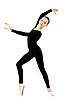 Лосини тренувальні з бабовни Dance & Sport N 003 M/116-122 Чорний - зображення 3