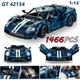 Конструктор Technic FORD GT 1466 деталей машинка гоночная ФОРД синий - изображение 2