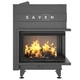 Каминная топка кутова SAVEN Energy Up 75х50х47R Black (15,1 kW) ECO - изображение 7