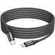 USB кабель для быстрой зарядки HOCO X89 Type-C / Type-C 60W 2 м Черный - изображение 3