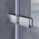 Шторки стеклянные на ванну Koer SR BS05-90x140-TR-01 прозрачное стекло Easy Clean 6мм, хром (KR5372) - изображение 4