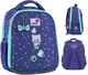 Рюкзак школьный Kite Education 555S для девочки Фиолетовый 36.5x27x15.5см 14 л Ортопедический каркасный 1-4 класс (K26-555S-3) - изображение 1